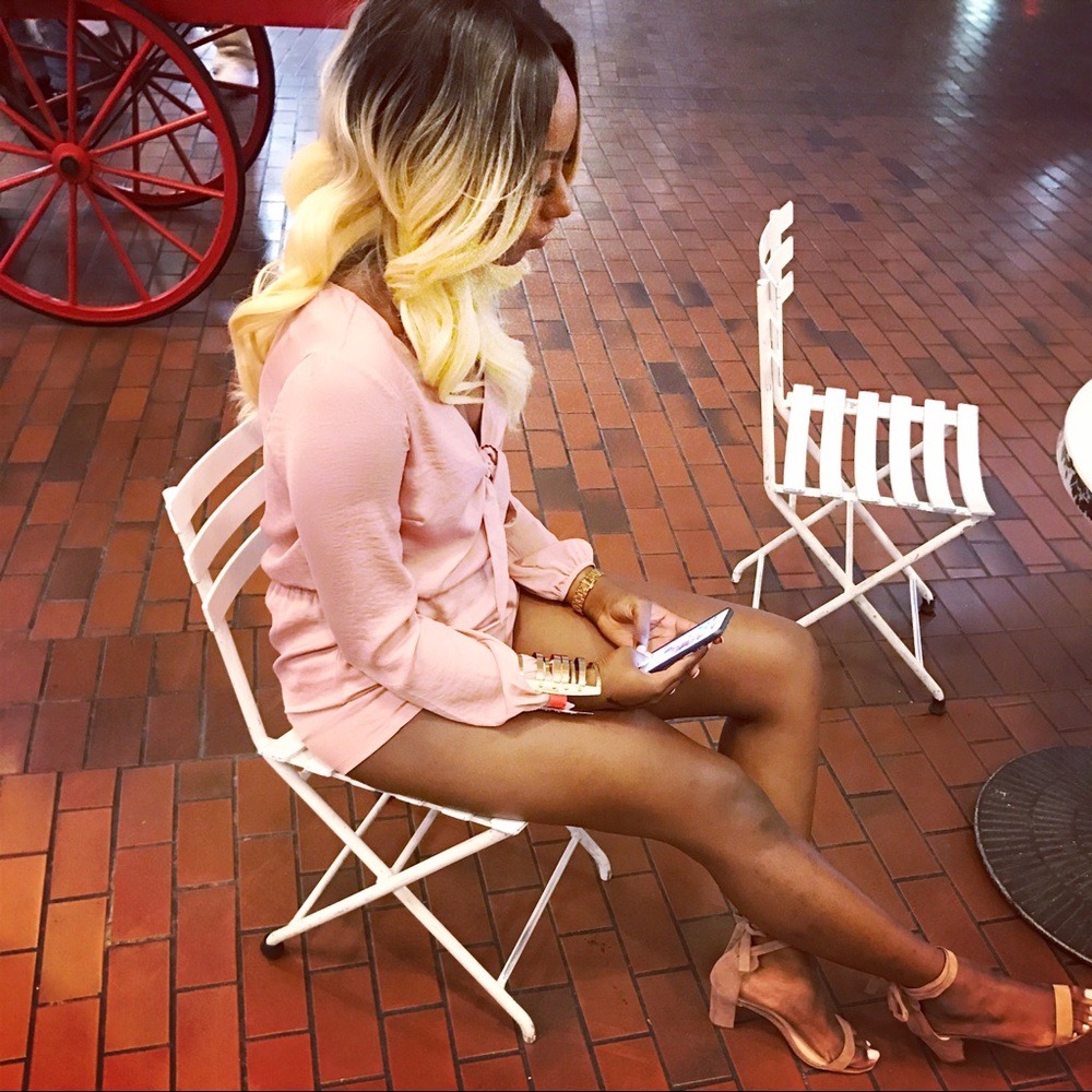 Pink romper